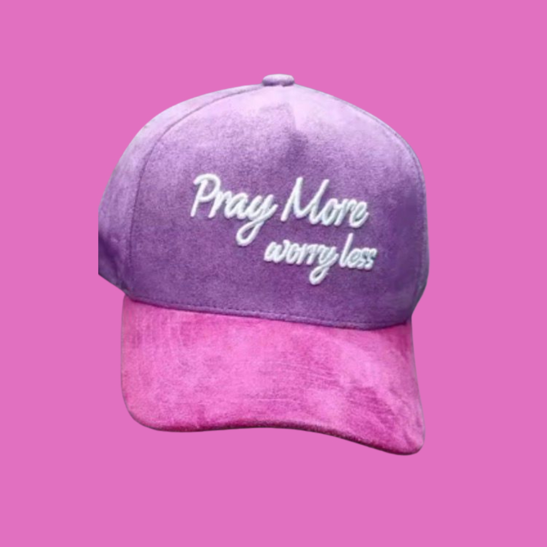 “Pray More, Worry Less” Cap